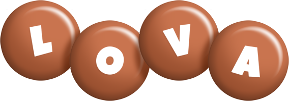 Lova candy-brown logo