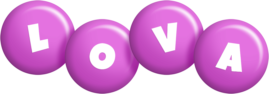 Lova candy-purple logo