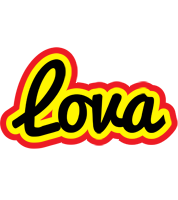 Lova flaming logo