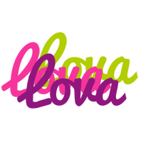 Lova flowers logo