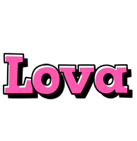 Lova girlish logo