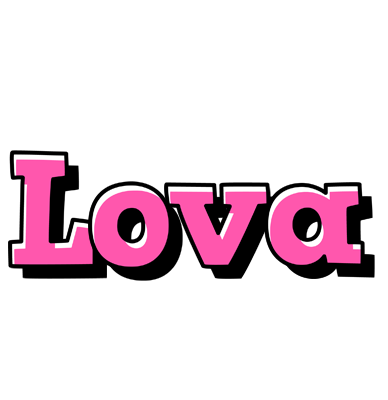 Lova girlish logo
