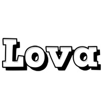 Lova snowing logo