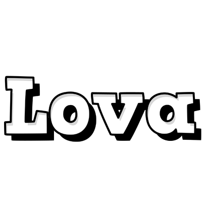 Lova snowing logo