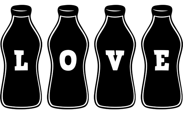 Love bottle logo