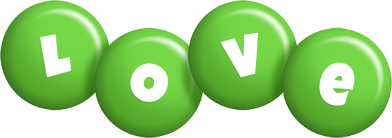 Love candy-green logo