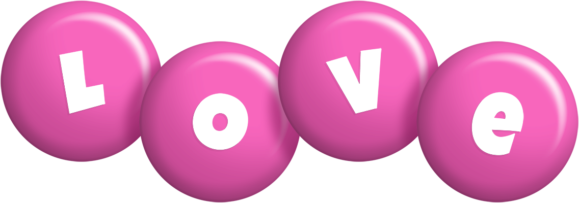 Love candy-pink logo