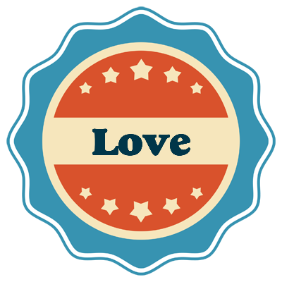 Love labels logo