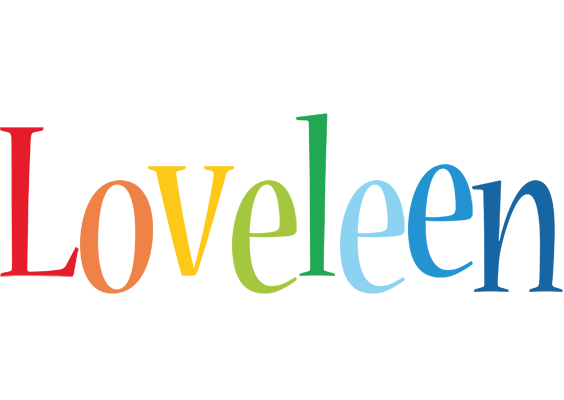 Loveleen birthday logo