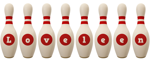 Loveleen bowling-pin logo