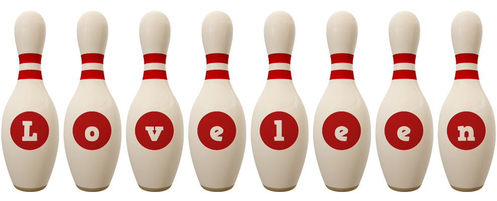 Loveleen bowling-pin logo