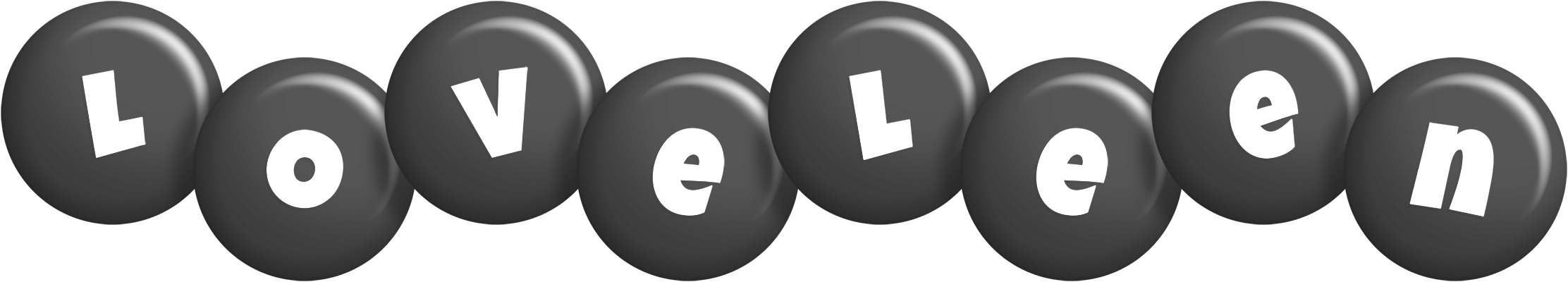 Loveleen candy-black logo