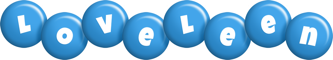 Loveleen candy-blue logo