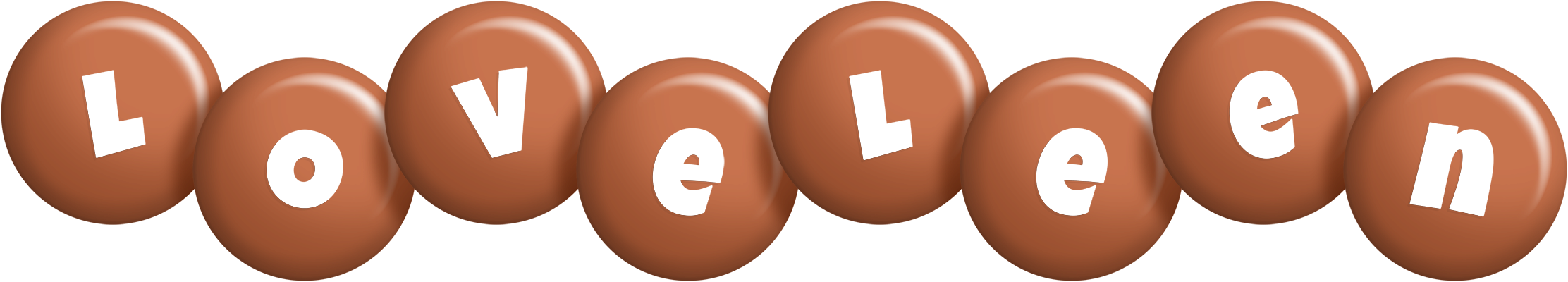 Loveleen candy-brown logo