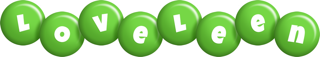 Loveleen candy-green logo