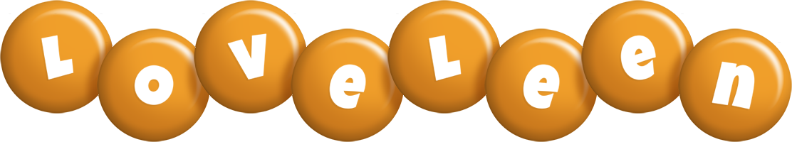 Loveleen candy-orange logo