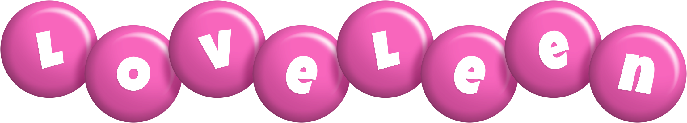 Loveleen candy-pink logo