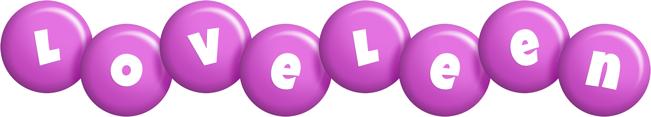 Loveleen candy-purple logo