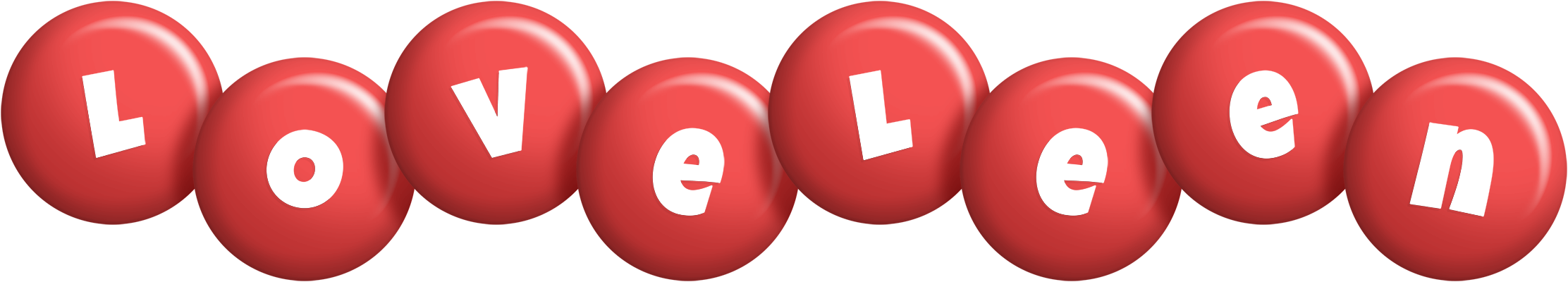 Loveleen candy-red logo