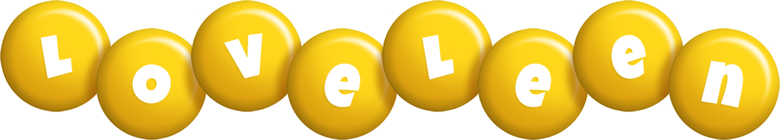 Loveleen candy-yellow logo