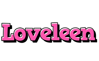 Loveleen girlish logo