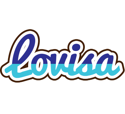 Lovisa raining logo