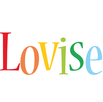 Lovise birthday logo