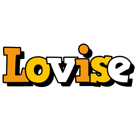 Lovise cartoon logo