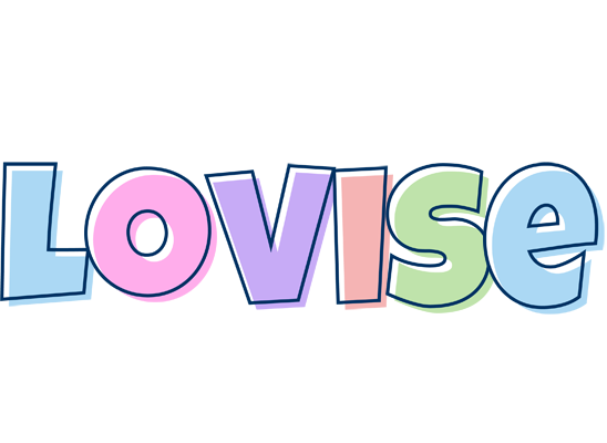 Lovise pastel logo