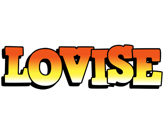 Lovise sunset logo