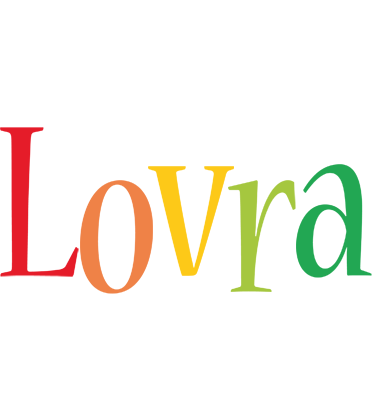 Lovra birthday logo