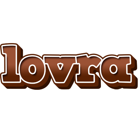 Lovra brownie logo