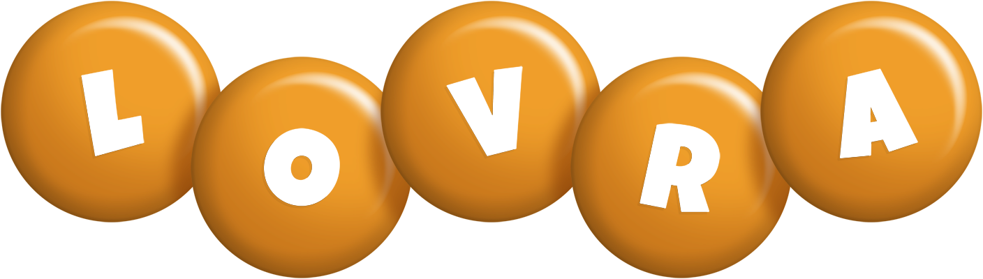 Lovra candy-orange logo