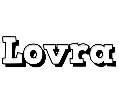 Lovra snowing logo