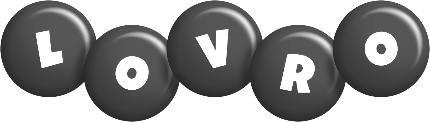 Lovro candy-black logo