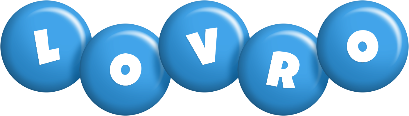 Lovro candy-blue logo