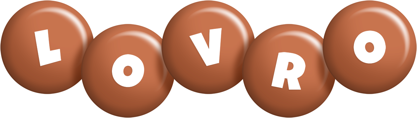 Lovro candy-brown logo