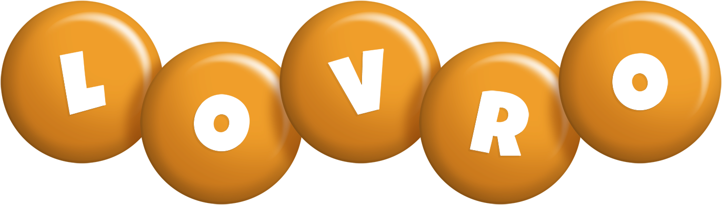 Lovro candy-orange logo