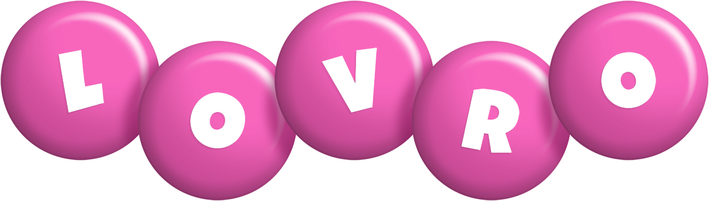 Lovro candy-pink logo