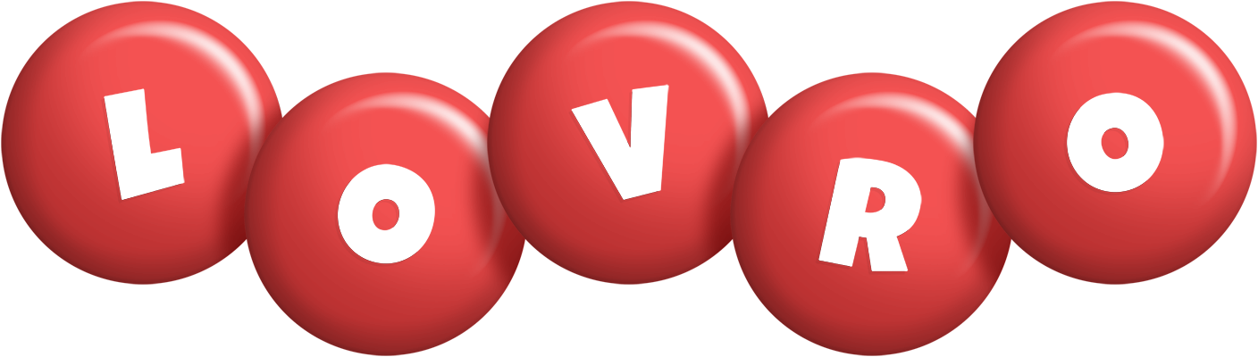 Lovro candy-red logo