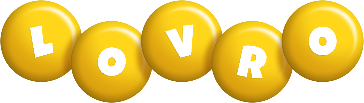 Lovro candy-yellow logo