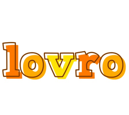 Lovro desert logo