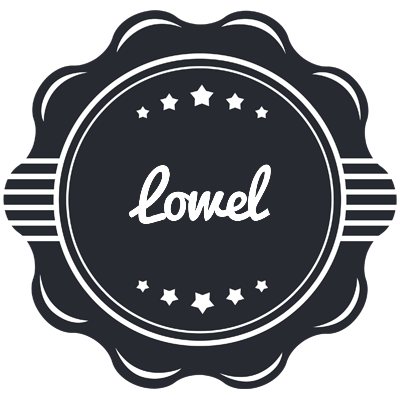 Lowel badge logo