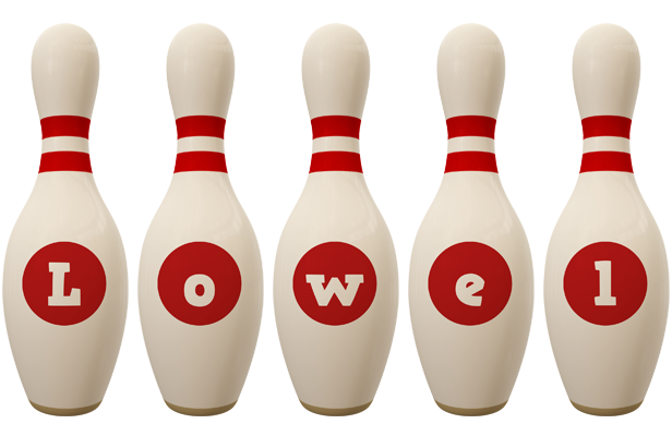 Lowel bowling-pin logo