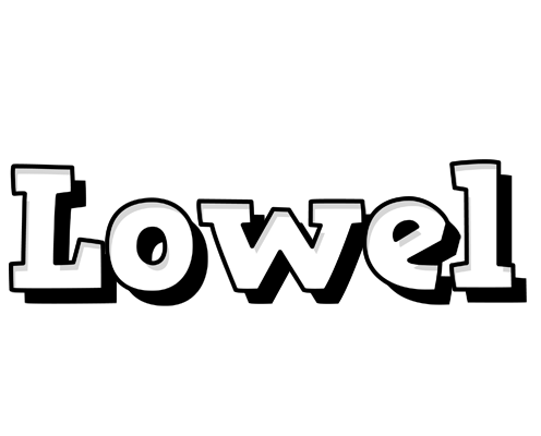 Lowel snowing logo