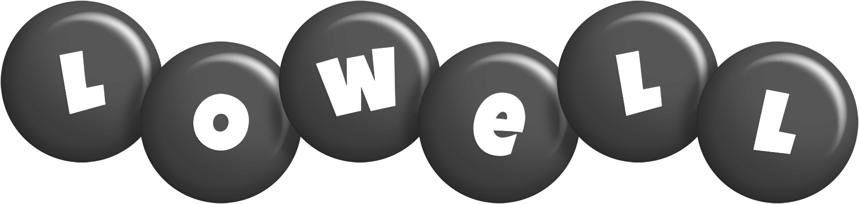 Lowell candy-black logo