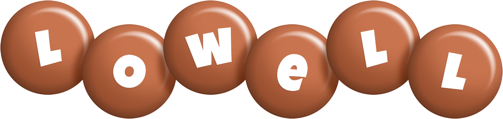 Lowell candy-brown logo