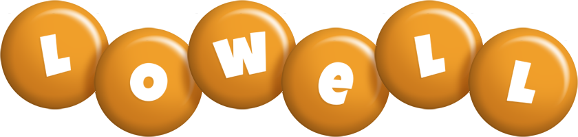 Lowell candy-orange logo