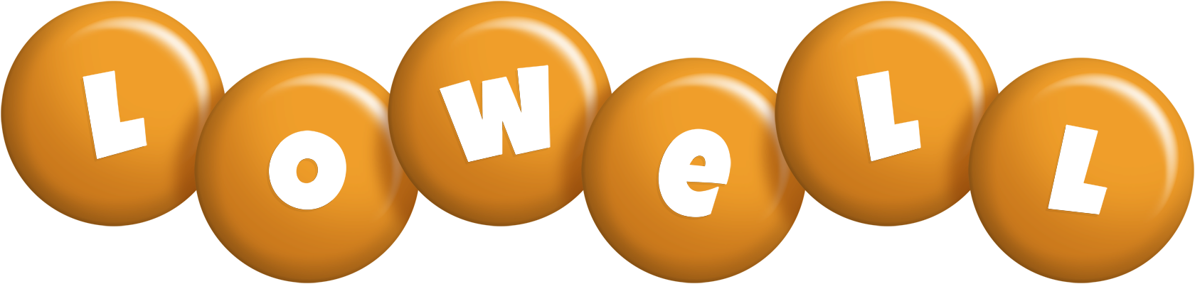 Lowell candy-orange logo