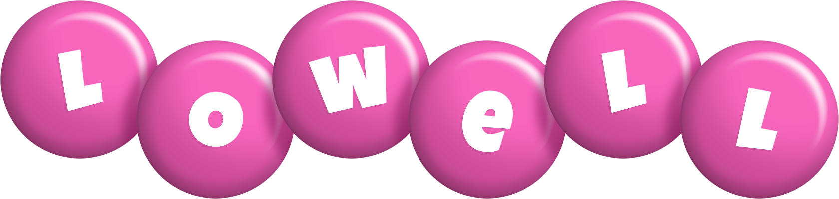 Lowell candy-pink logo